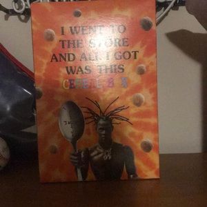 Travis Scott cereal box